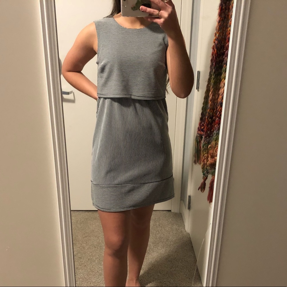 Black and white stripped dress!